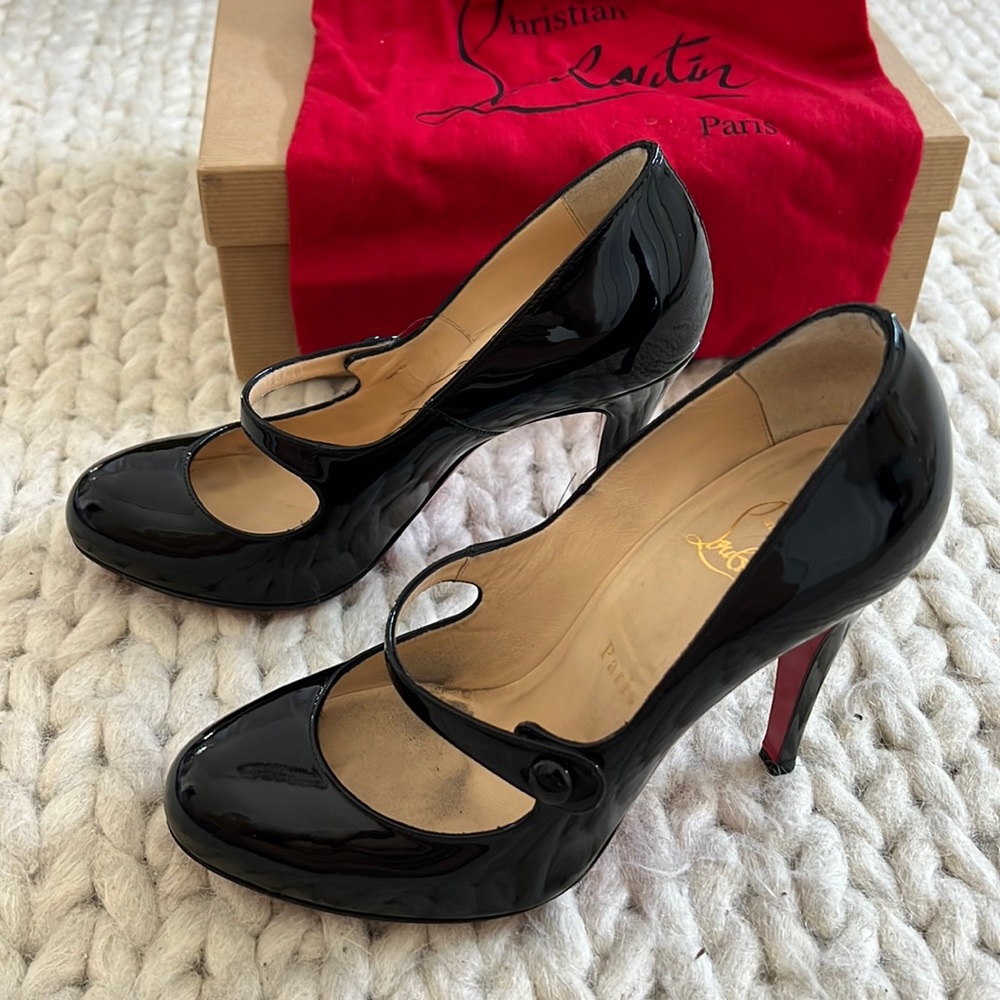 Christian Louboutin Charleen 100 patent pumps